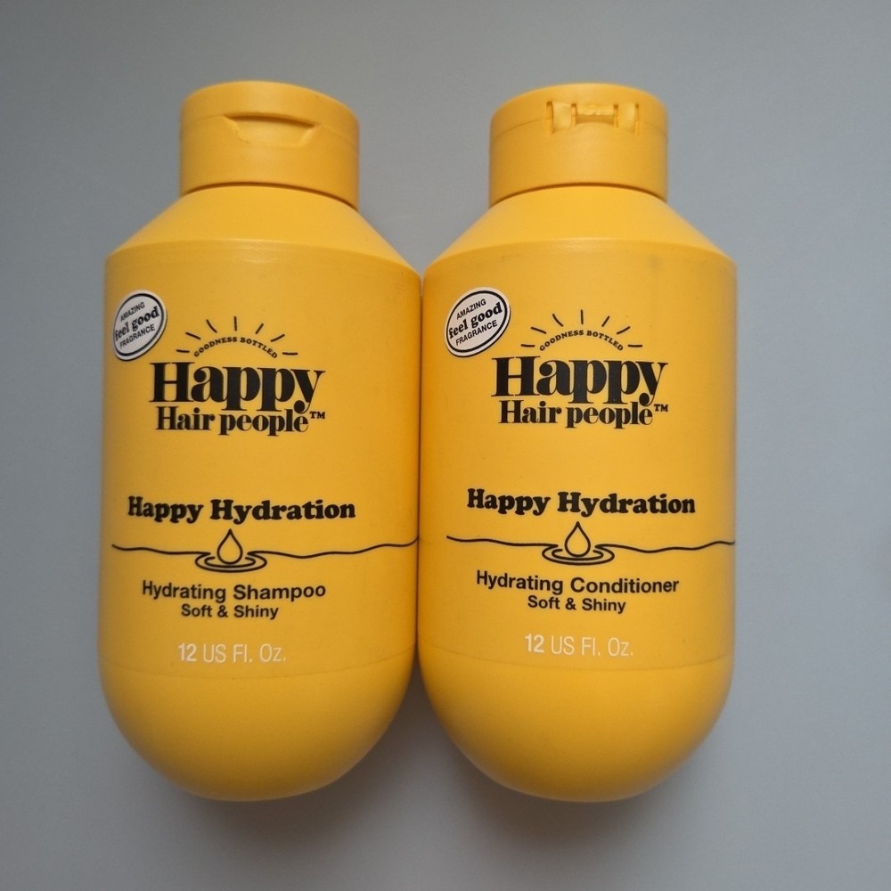 Happy Hair People Hydrating, Shampoo & Conditioner 2pk Set, 12 fl oz Each